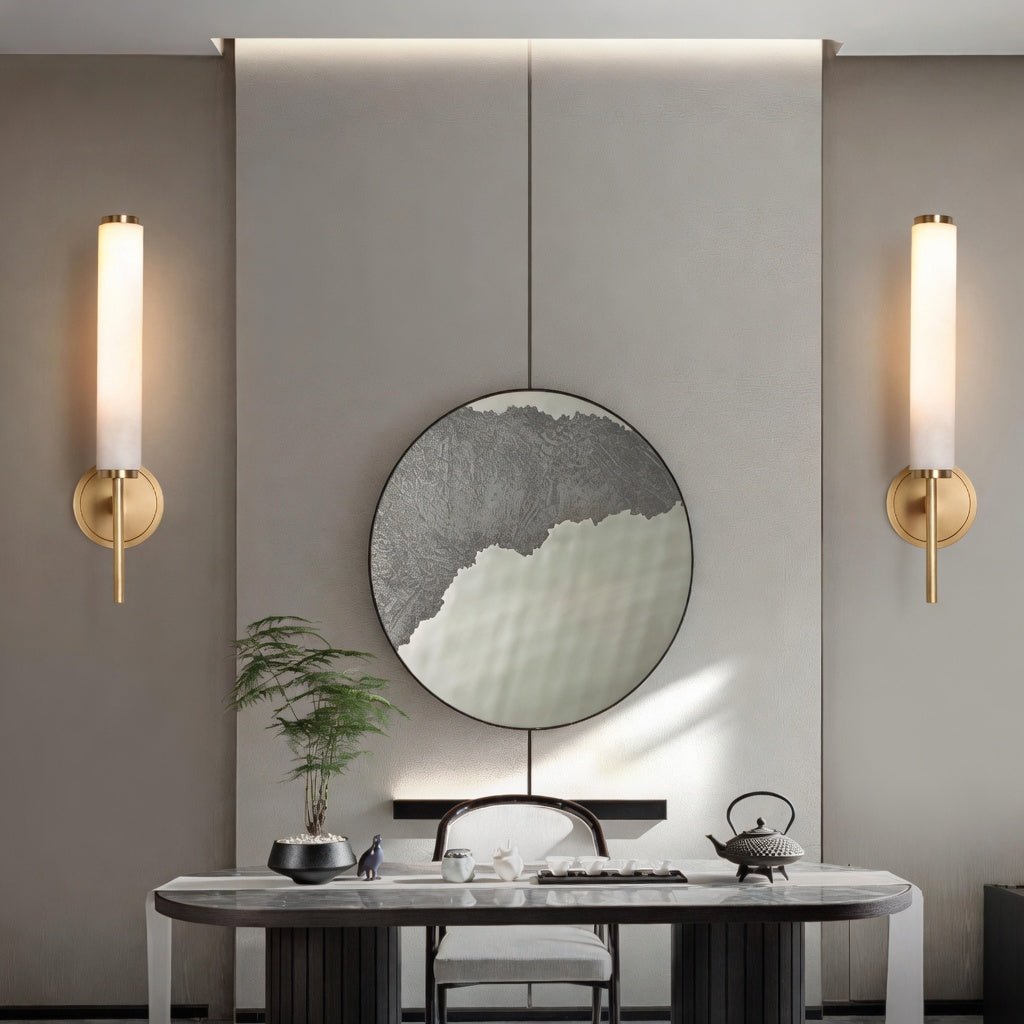 Applique murale Burston en marbre naturel