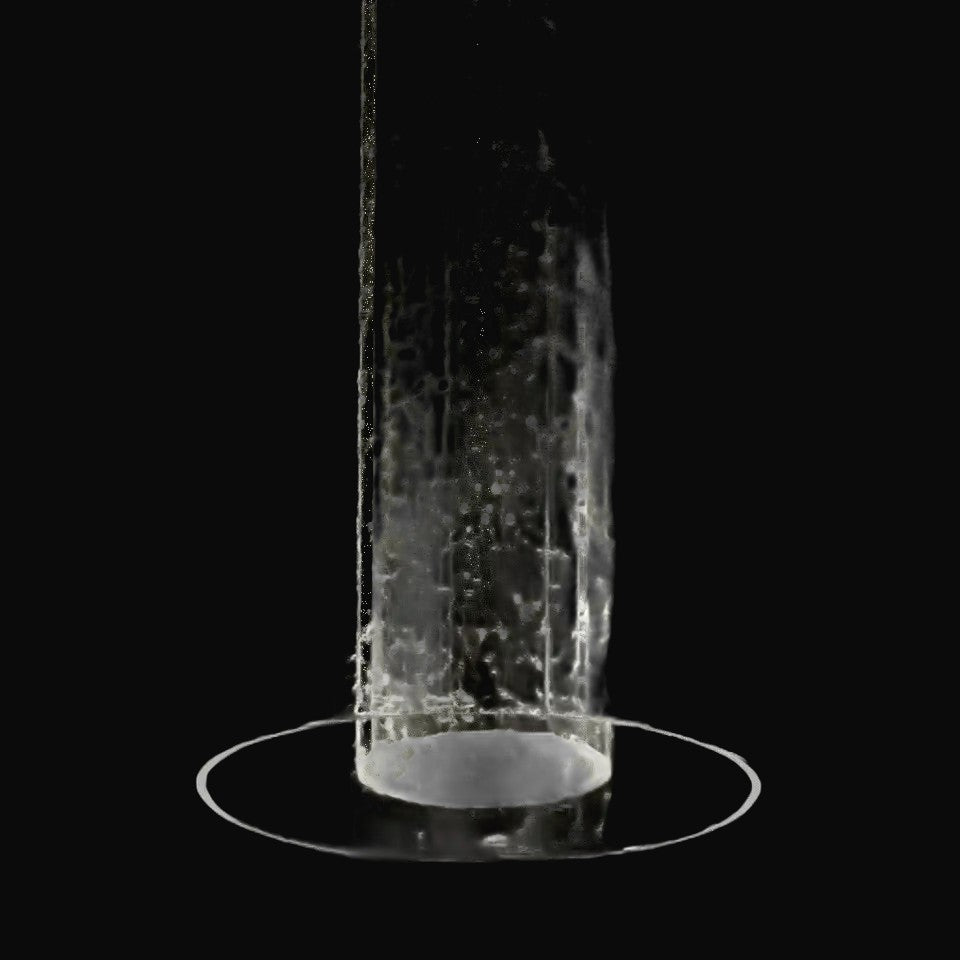 Suspension Bubble Flow incandescente (1 lumière) – vue 2
