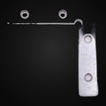 Connecteur en L pour profilé d'aluminium lame 7330
