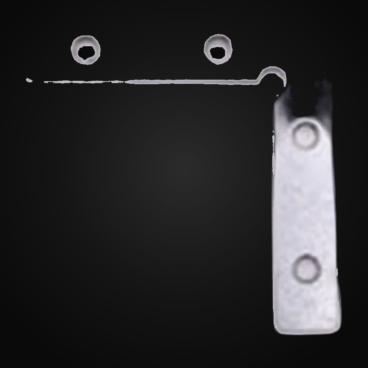 Connecteur en L pour profilé d'aluminium lame 7330