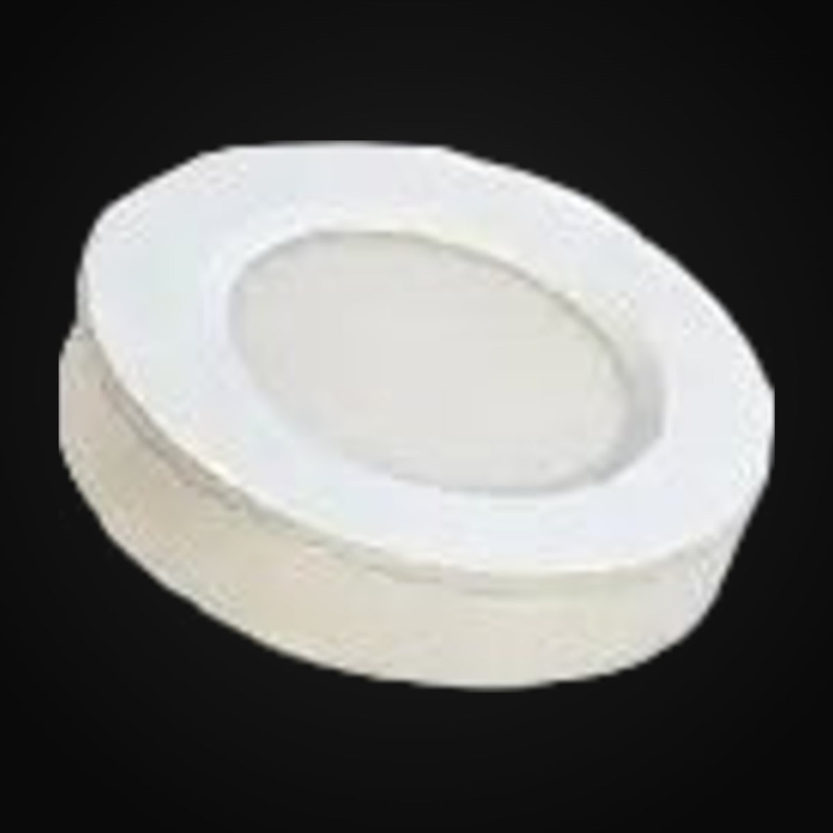 Rondelle DEL 3 W, 24 V c.c., 3CCT, 220 lm, IRC>80, gradable, anneau et boîtier d'aluminium, découpe 69x15,5, blanc mat, cETL