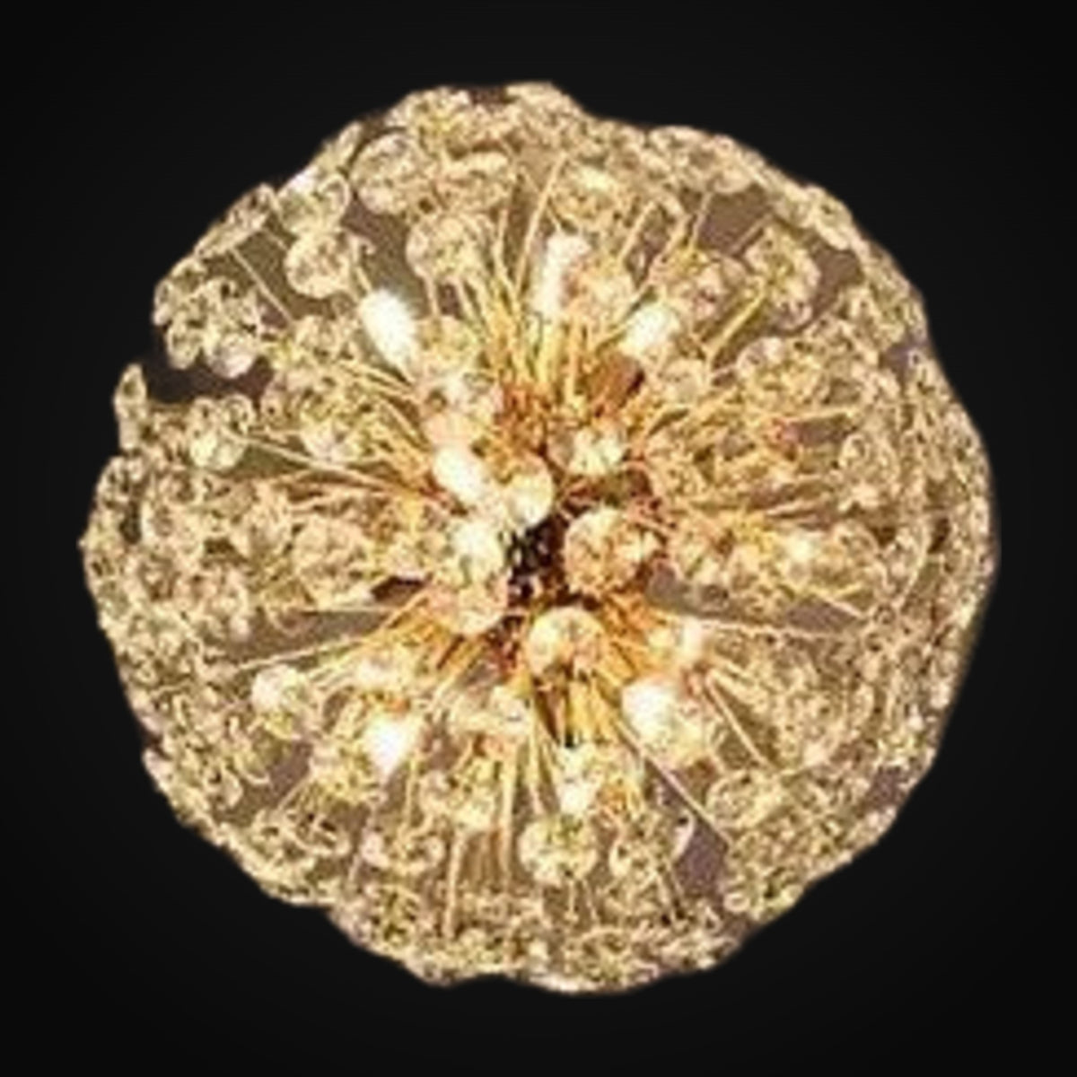 Lustre moderne Liano pissenlit en cristal