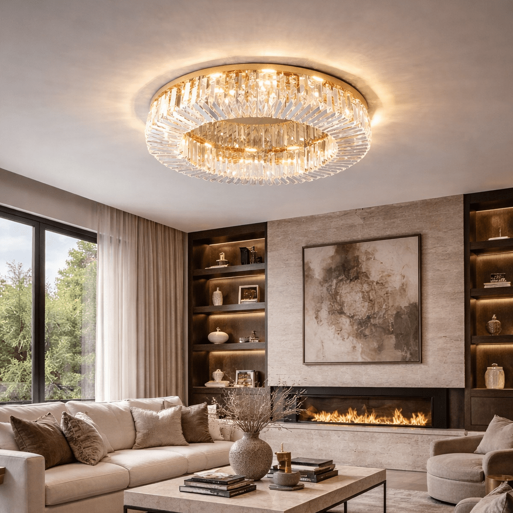 Plafonnier Gio en cristal – vue 4