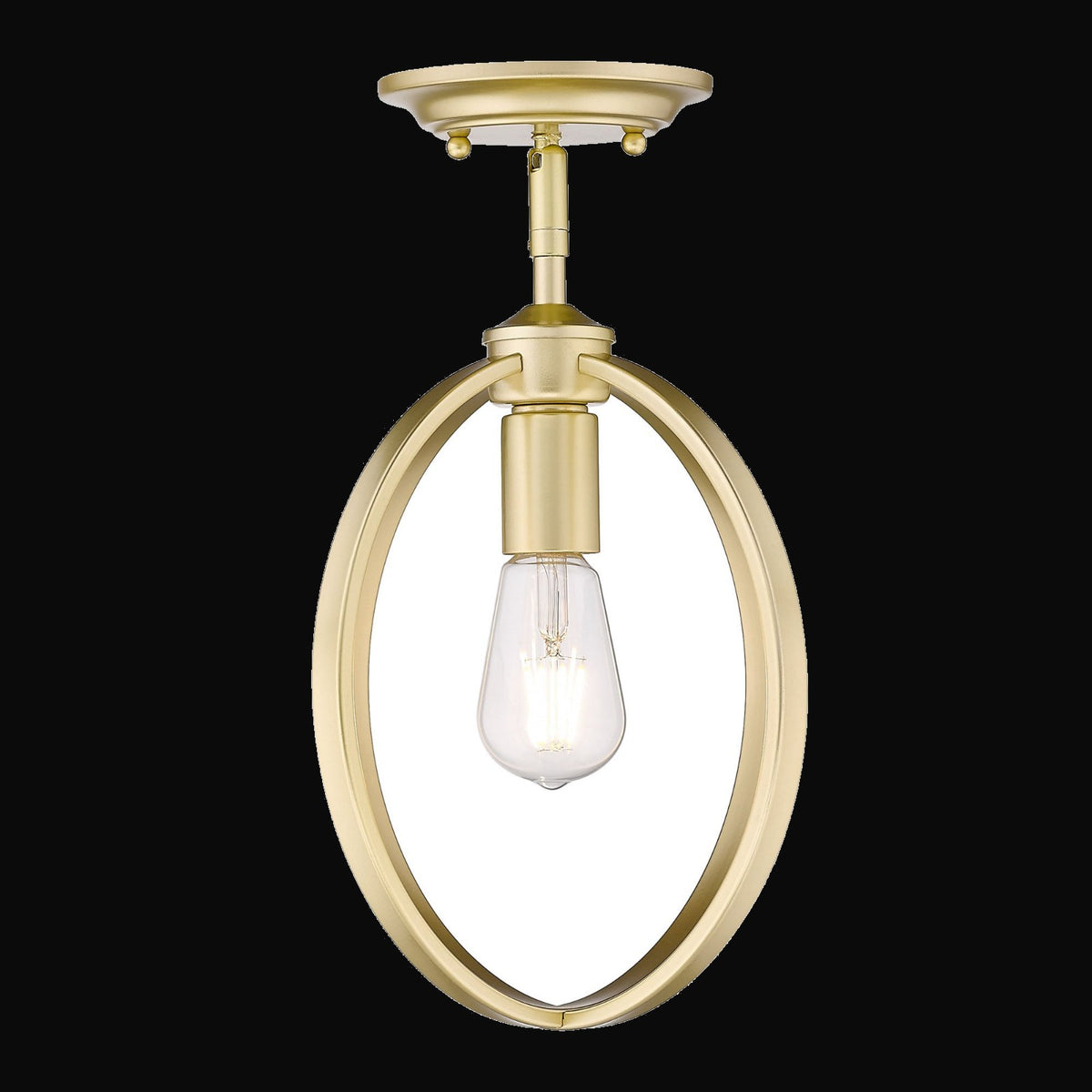 Semi-plafonnier Colson, or olympique