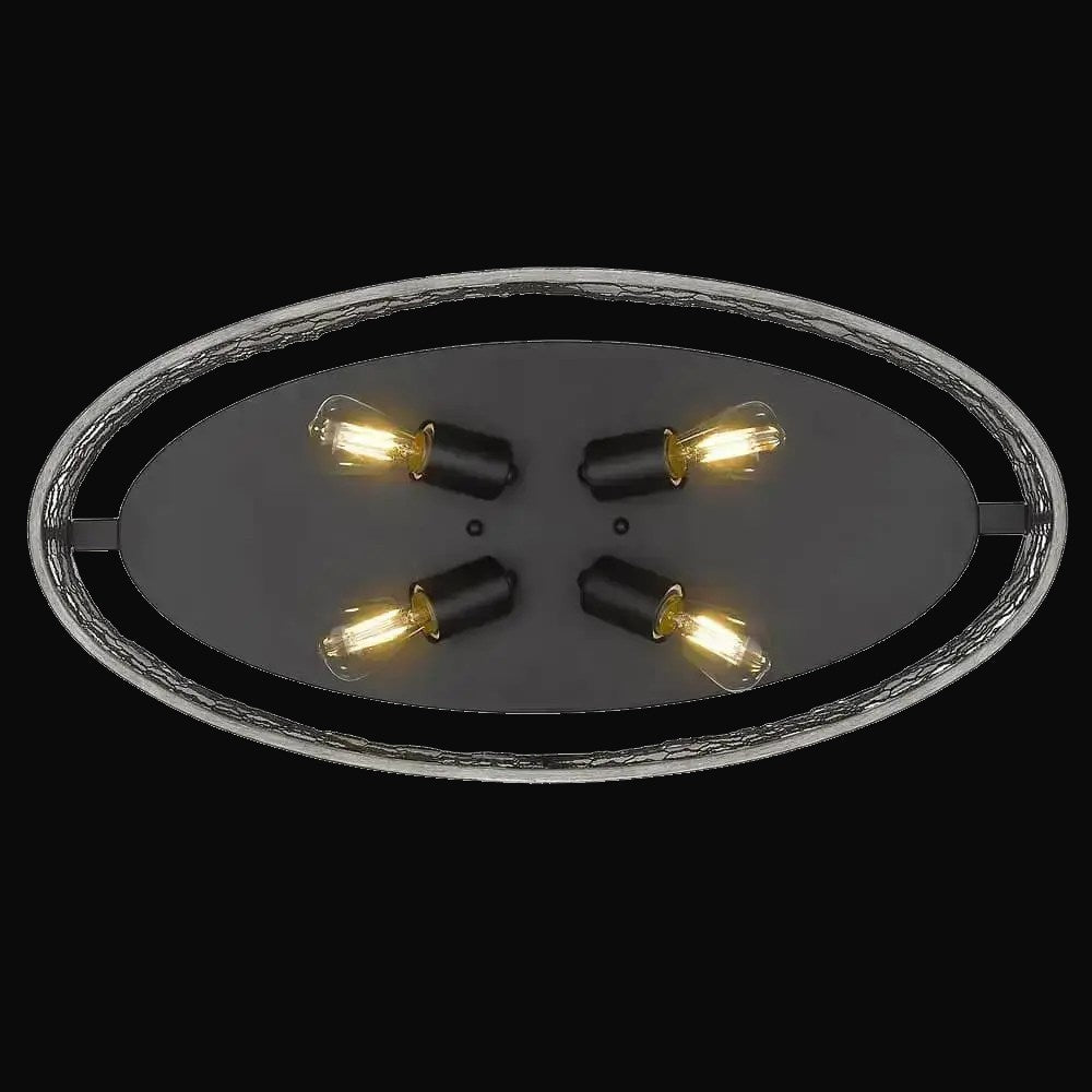 Plafonnier Bailey 24 po, noir mat – vue 3
