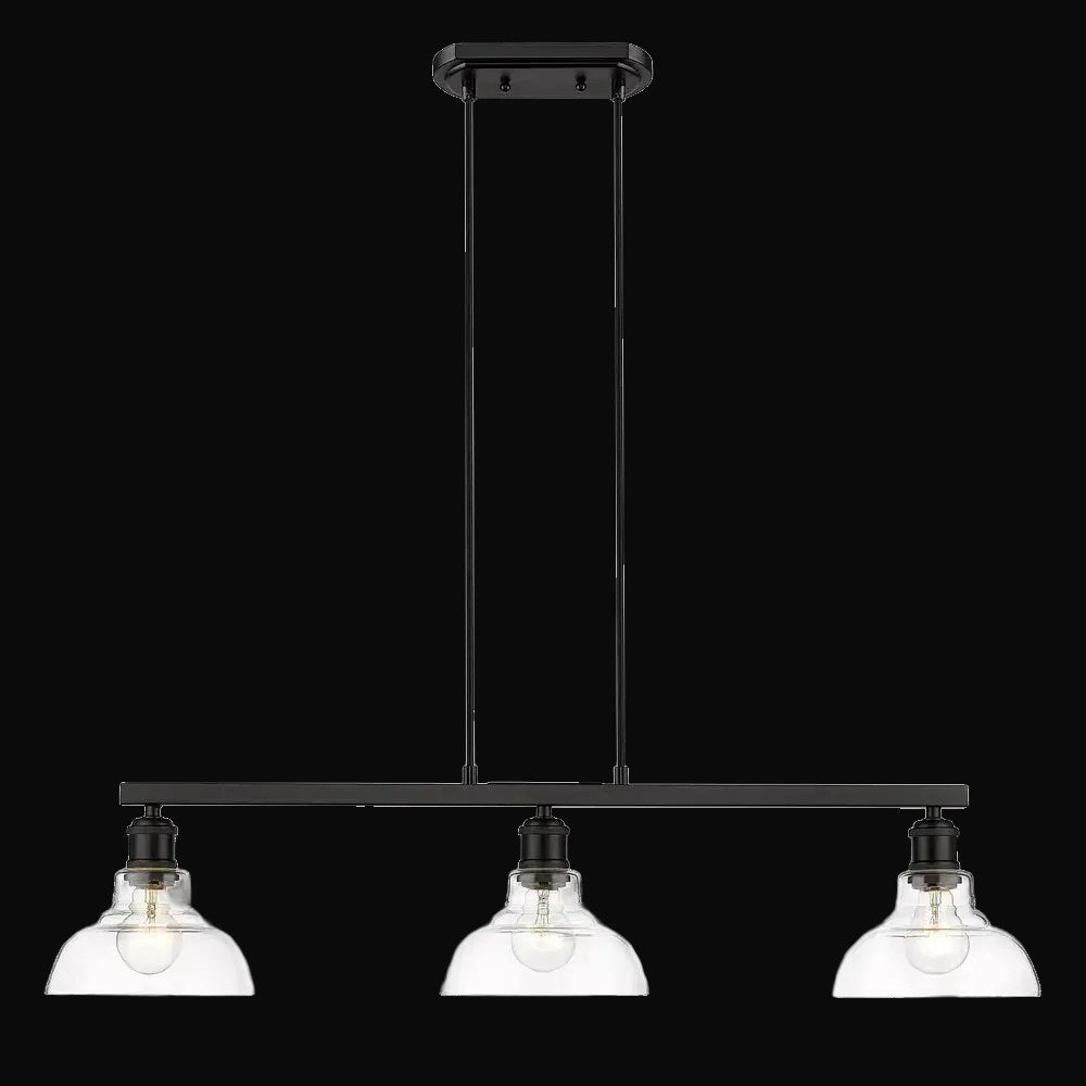 Suspension linéaire Carver, noir mat – vue 4