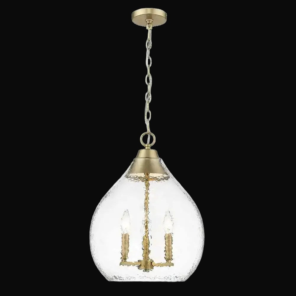 Suspension Ariella 3 lumières, bronze champagne brossé – vue 2