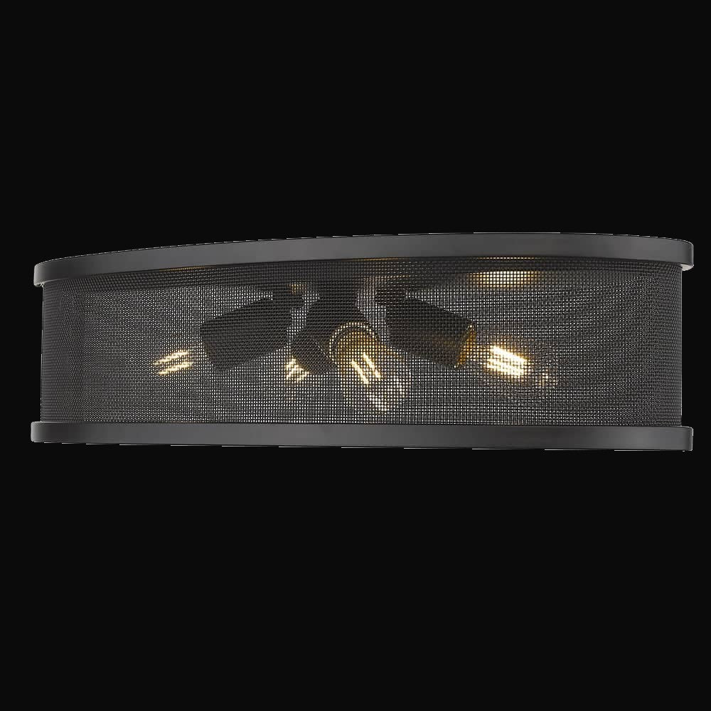 Plafonnier Channing 24 po, noir mat – vue 3