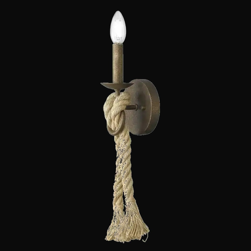 Applique Marissa 1 lumière, châtaigne bruni