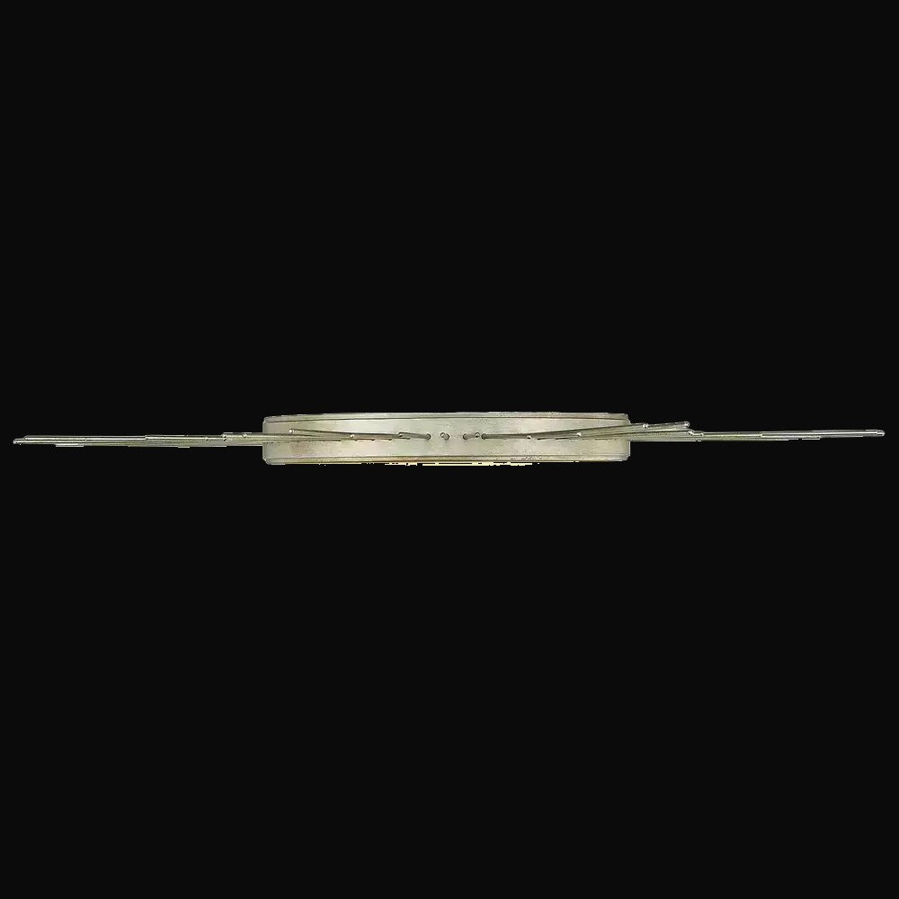 Plafonnier Kieran 24 po, or blanc, verre opale – vue 3
