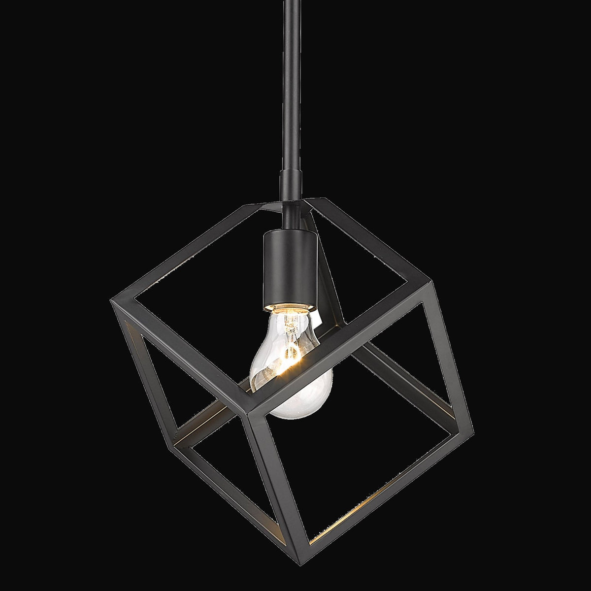 Mini-suspension Cassio, noir mat