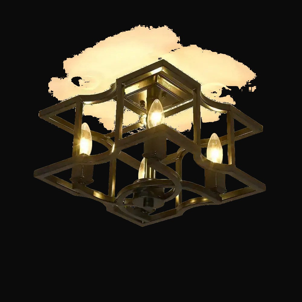 Semi-plafonnier Bellare, noir mat – vue 3