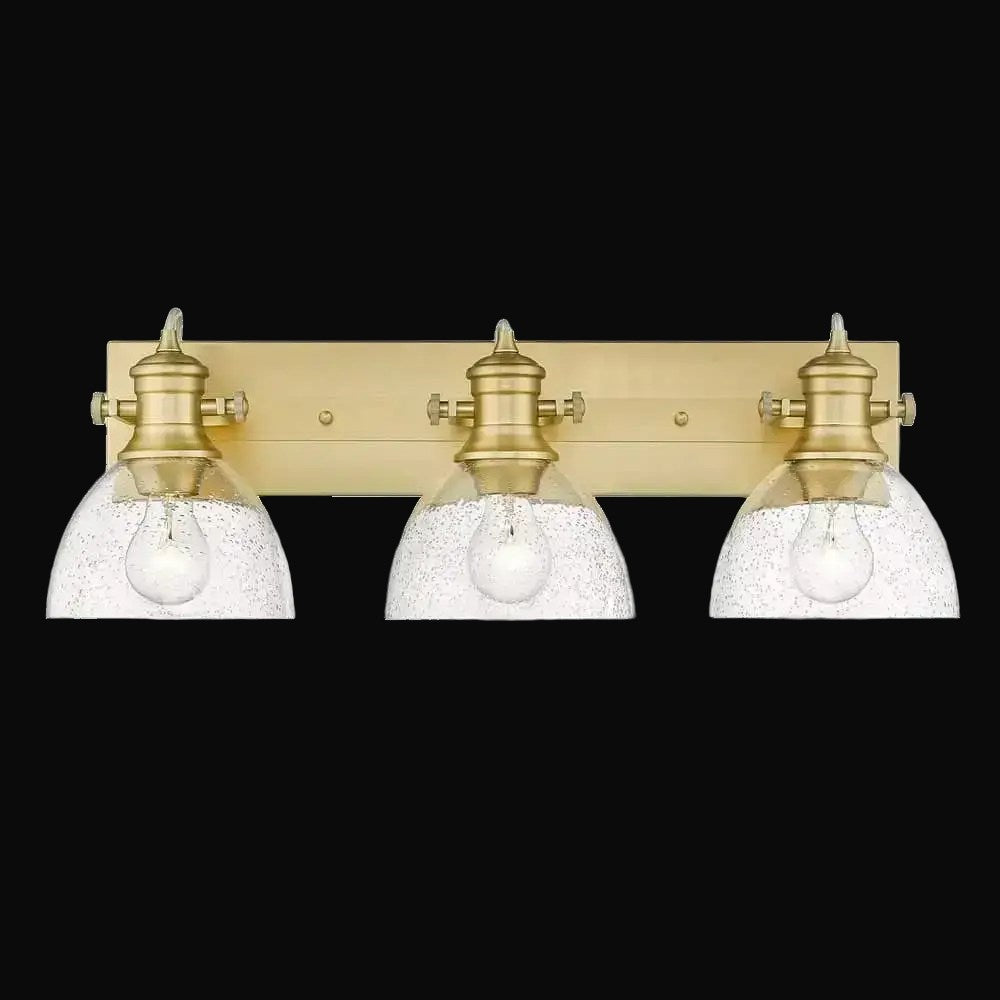 Applique de salle de bain Hines 3 lumières, bronze champagne brossé – vue 2