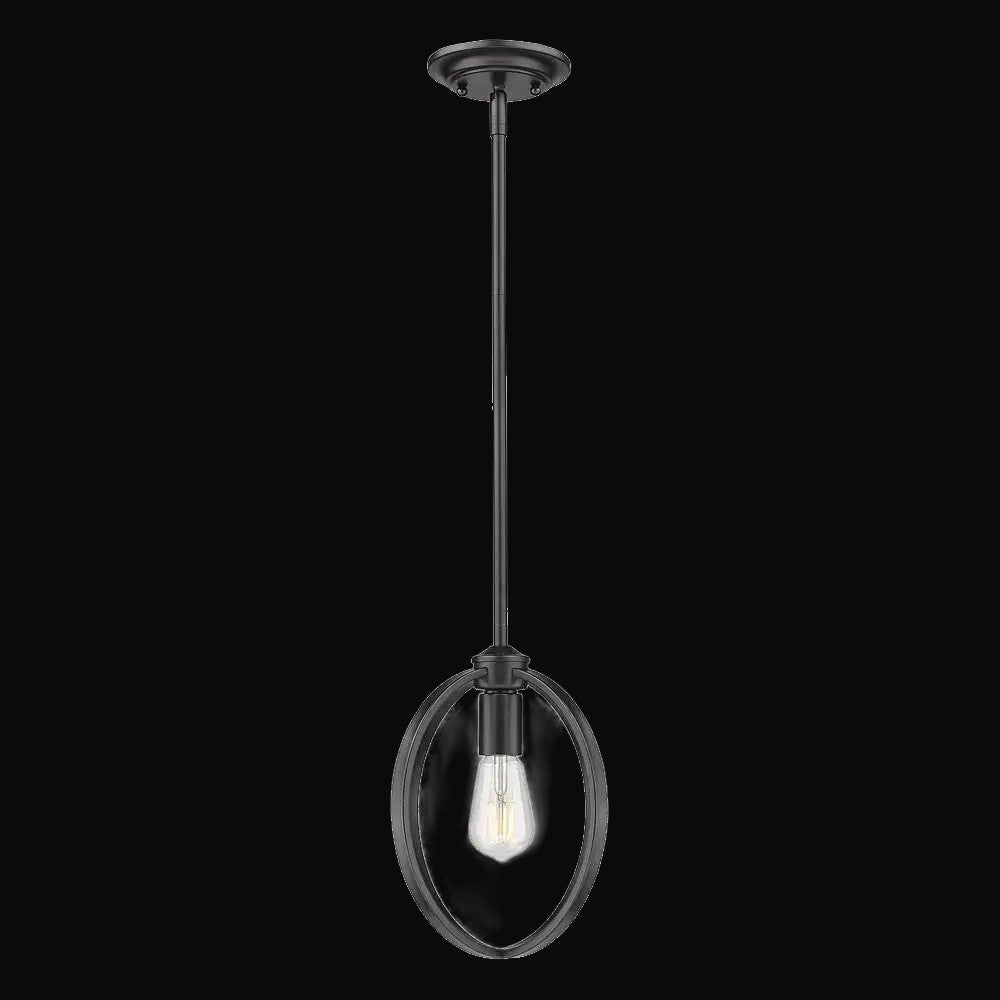 Mini-suspension Colson, noir mat – vue 2