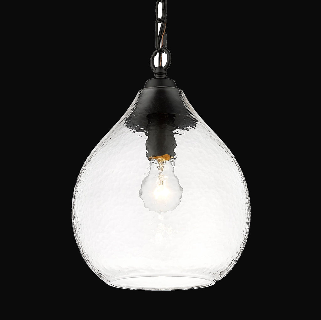 Petite suspension Ariella, noir mat