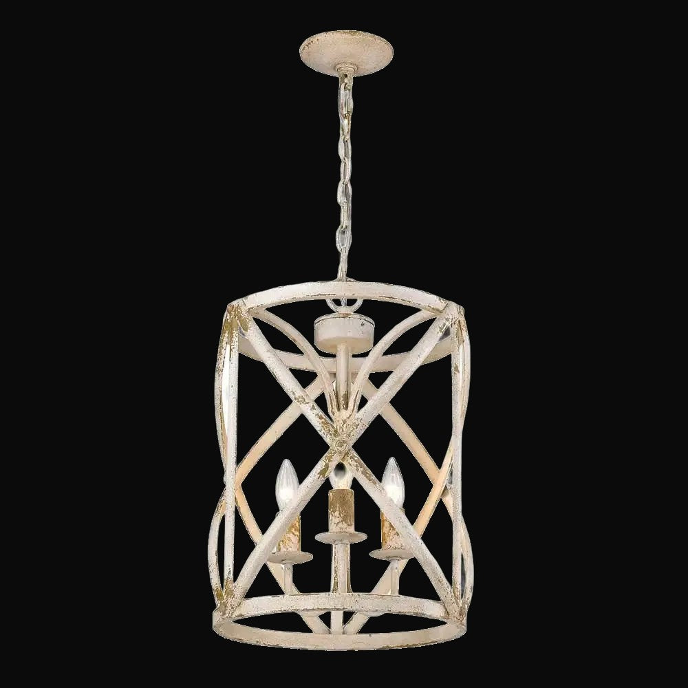 Suspension Alcott 3 lumières, ivoire antique – vue 2