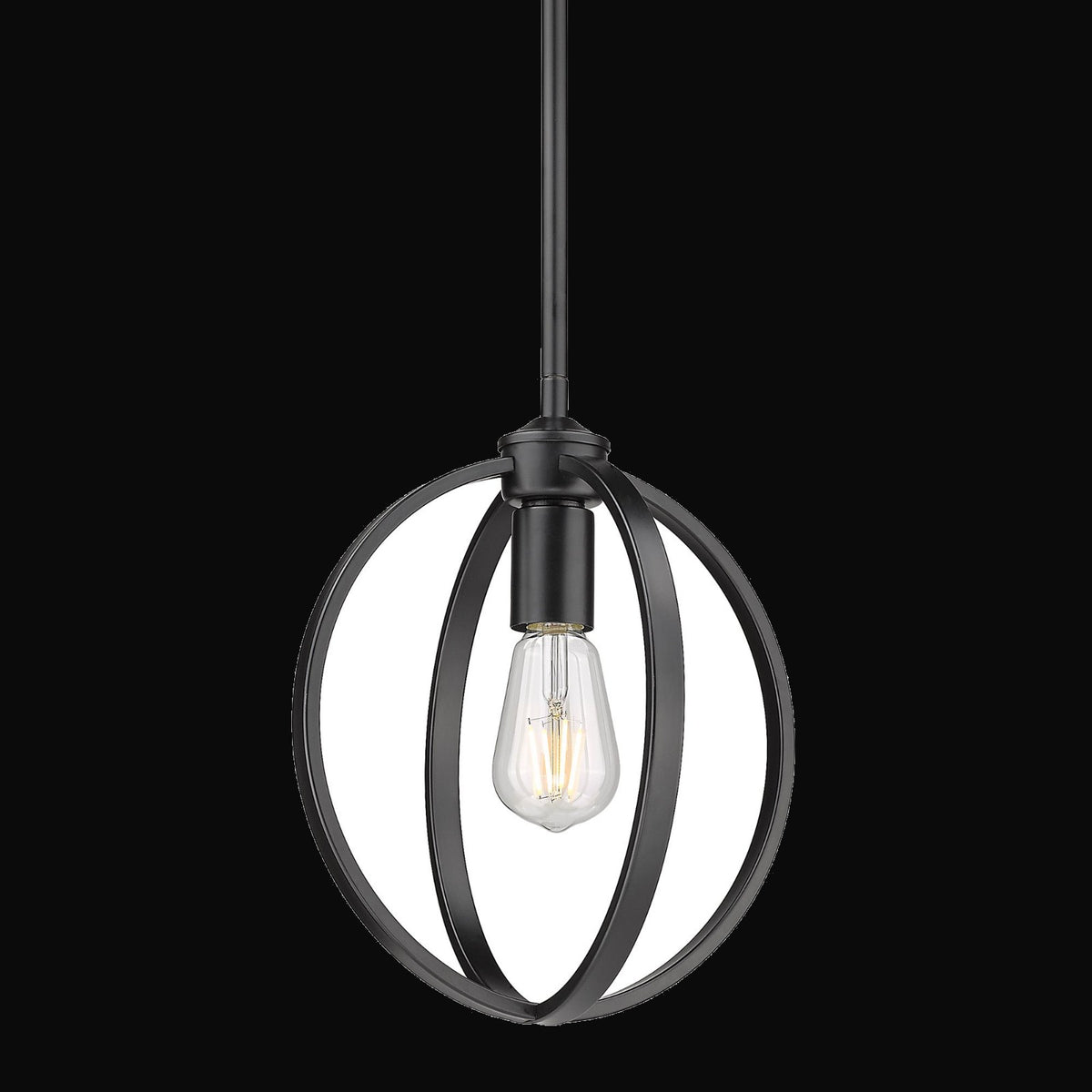 Mini-suspension Colson, noir mat