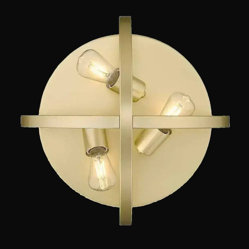 Plafonnier Colson 15 po, or olympique – vue 3