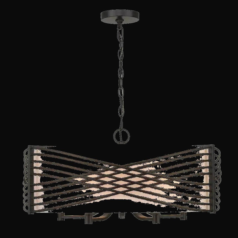 Lustre Zara 5 lumières, noir mat – vue 2