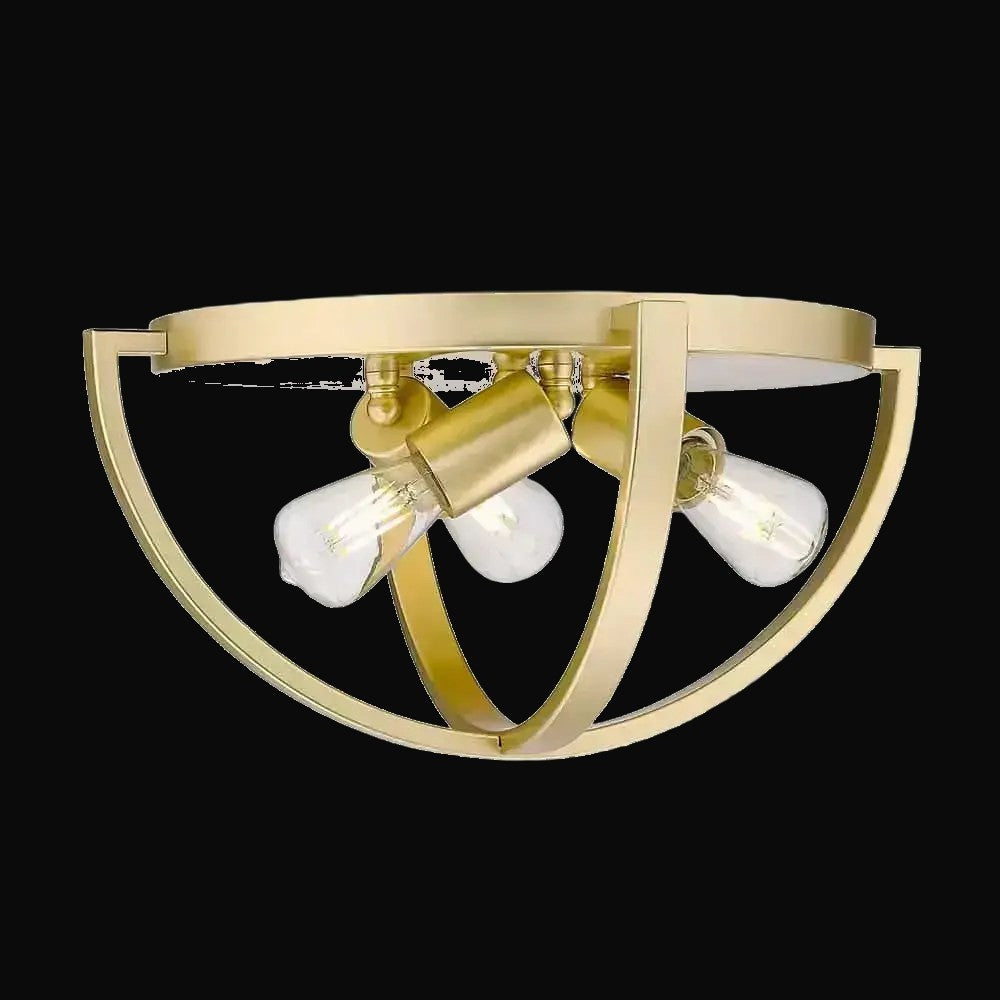 Plafonnier Colson 15 po, or olympique – vue 2