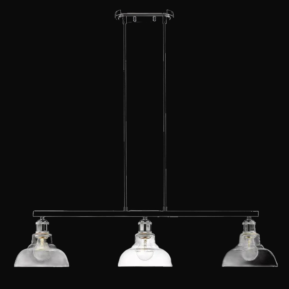 Suspension linéaire Carver, chrome – vue 2