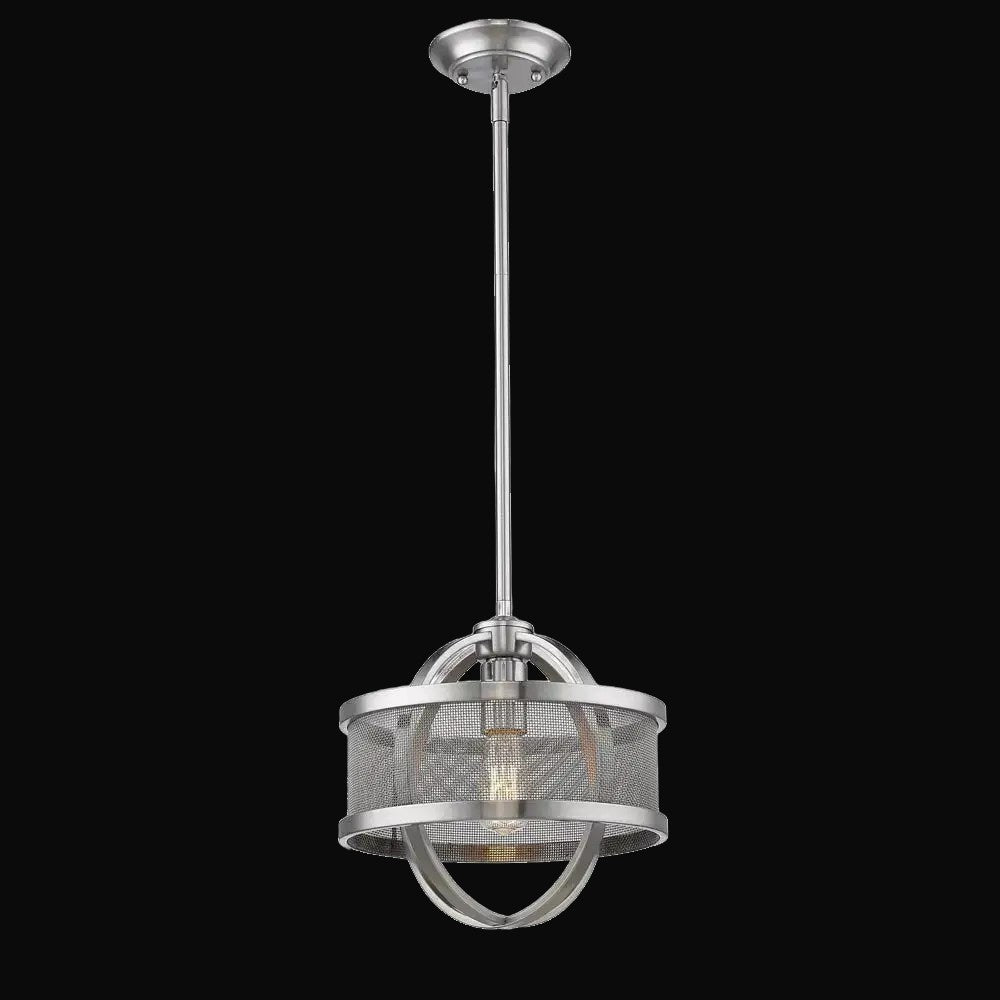 Mini-suspension Colson, étain, avec abat-jour – vue 2