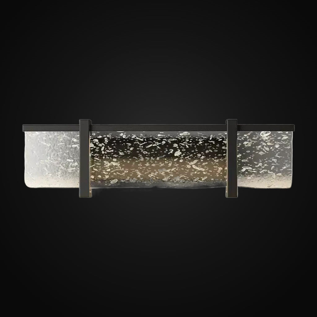 Applique de salle de bain Melted Ice noire