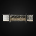 Applique de salle de bain Melted Ice noire