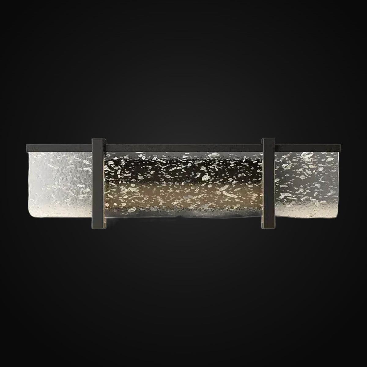 Applique de salle de bain Melted Ice noire