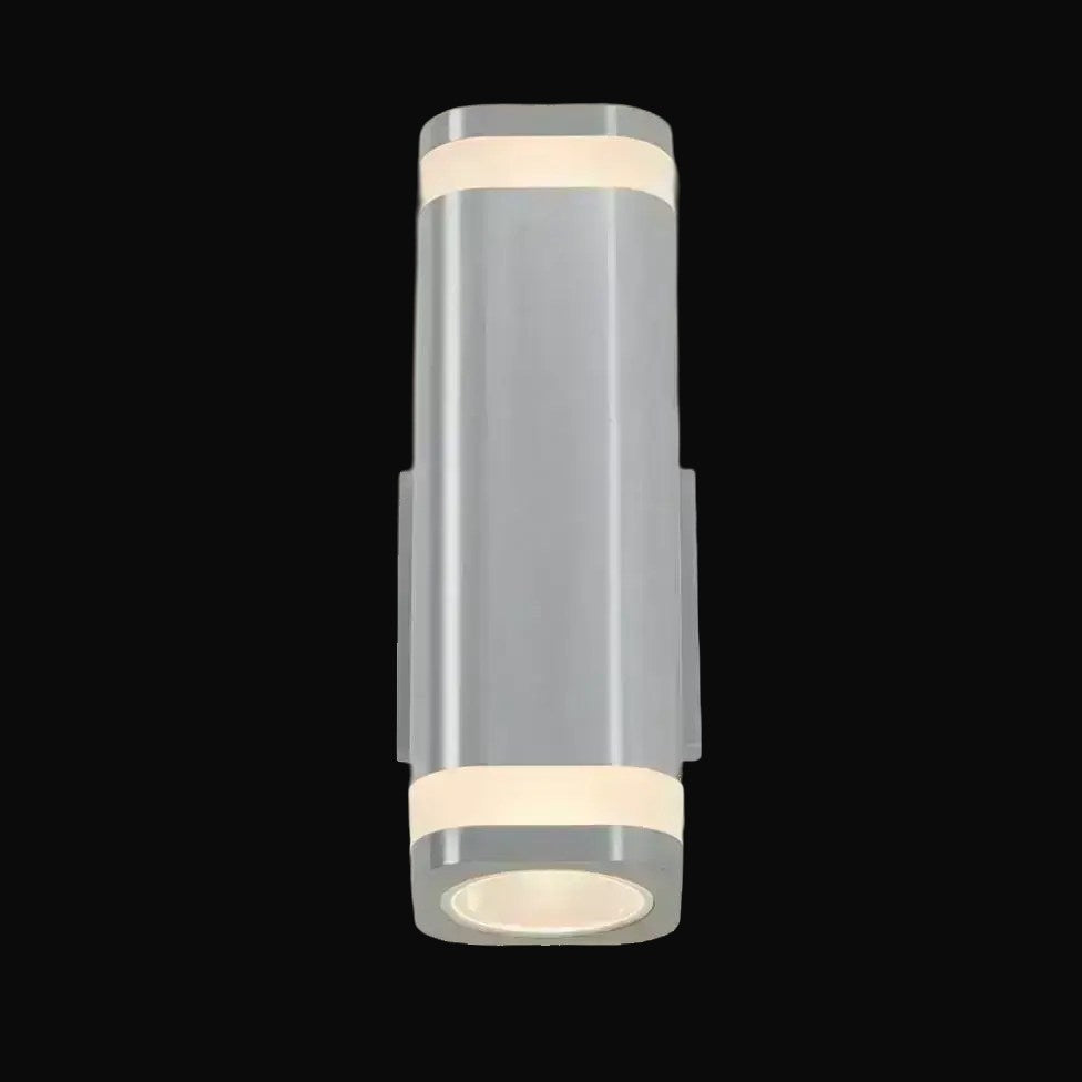 Applique extérieure DEL intégrée Mettle acier inoxydable – vue 2