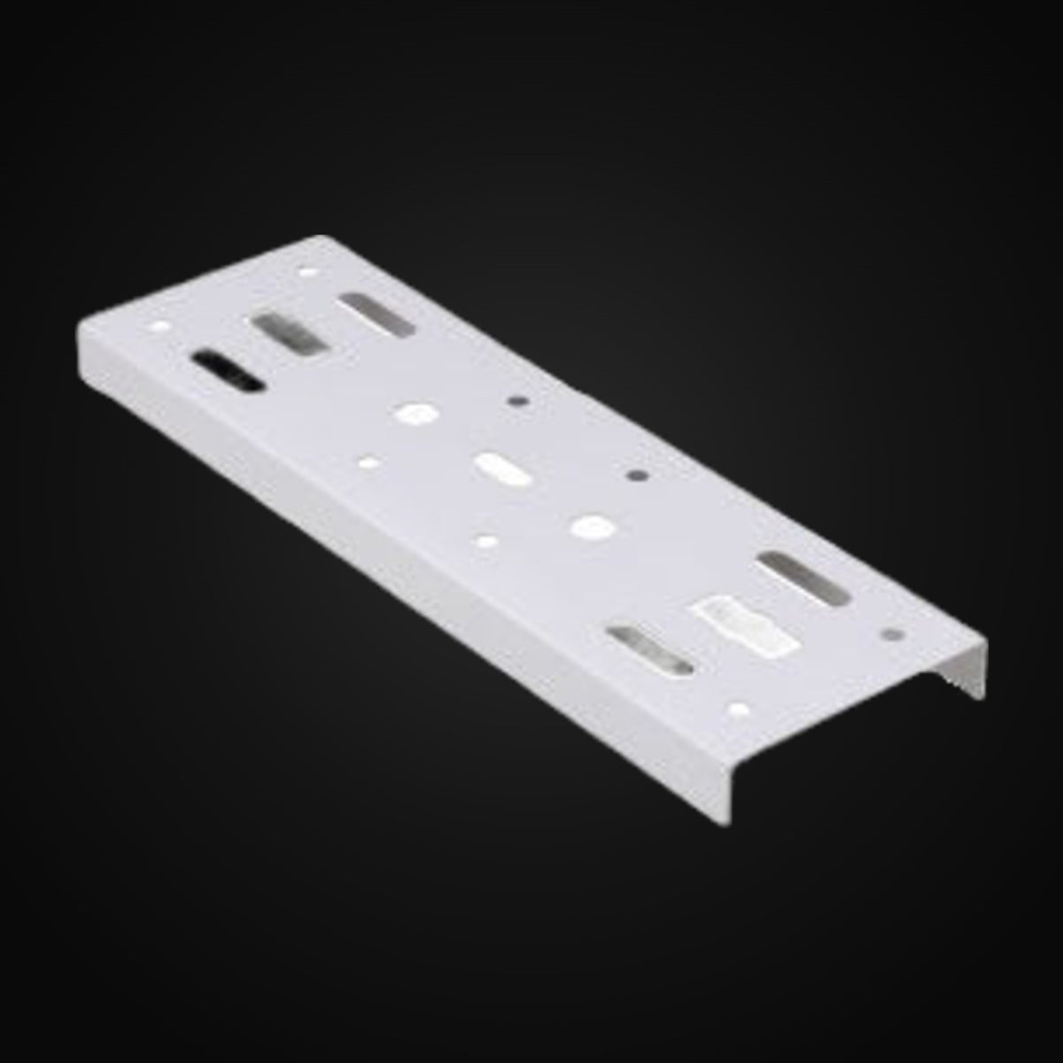 Support central pour joindre des luminaires linéaires industriels suspendus