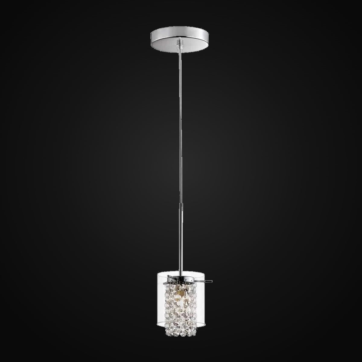 Mini-suspension Glam – verre taillé