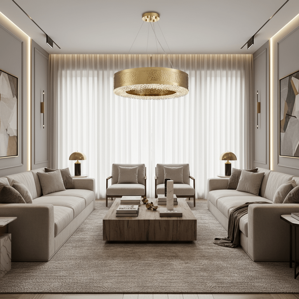 Lustre moderne Giovanni en cristal – vue 2