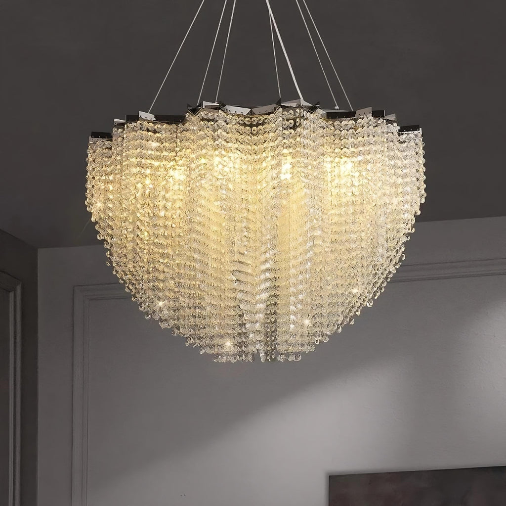 Lustre à étages Alleri en cristal – vue 2
