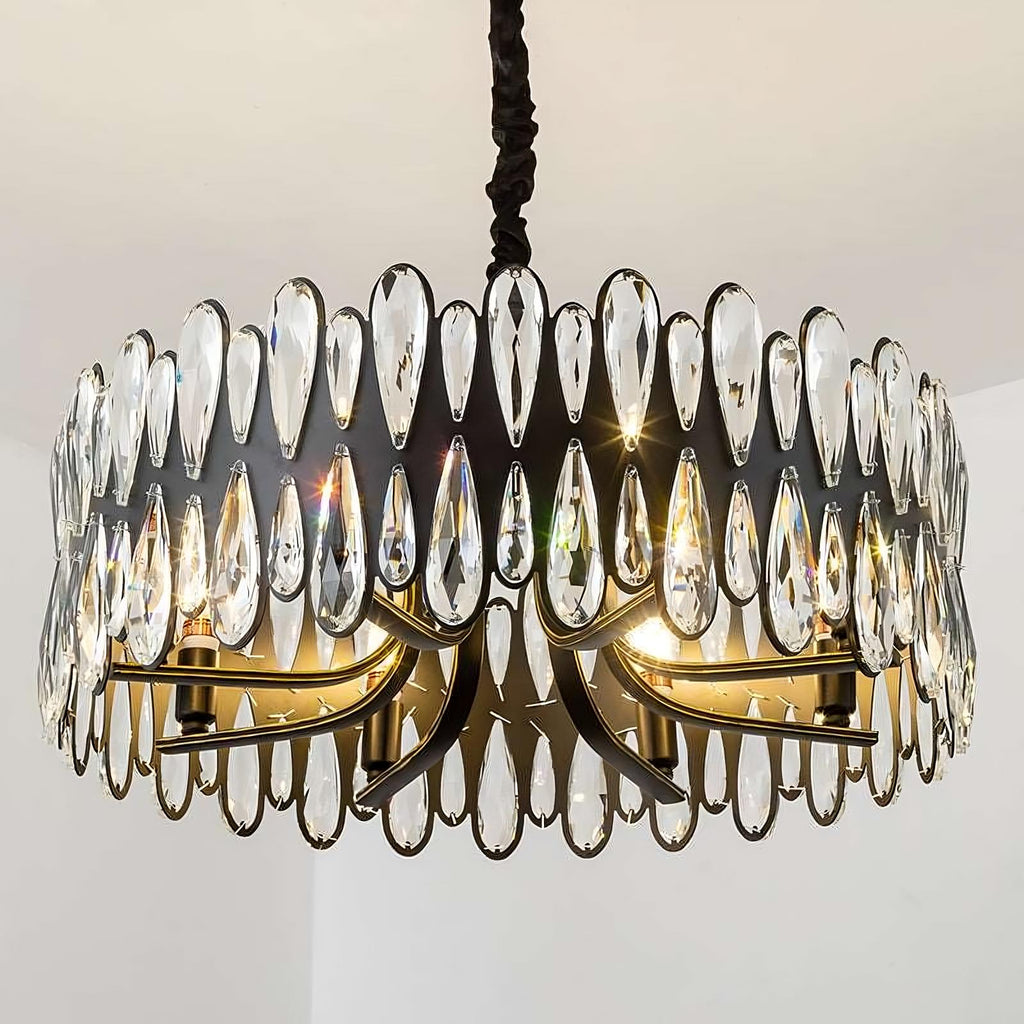 Lustre moderne Avington en cristal – vue 3