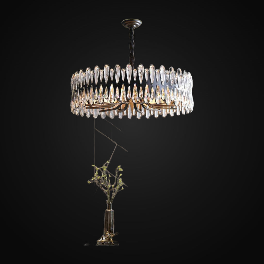 Lustre moderne Napoli en cristal