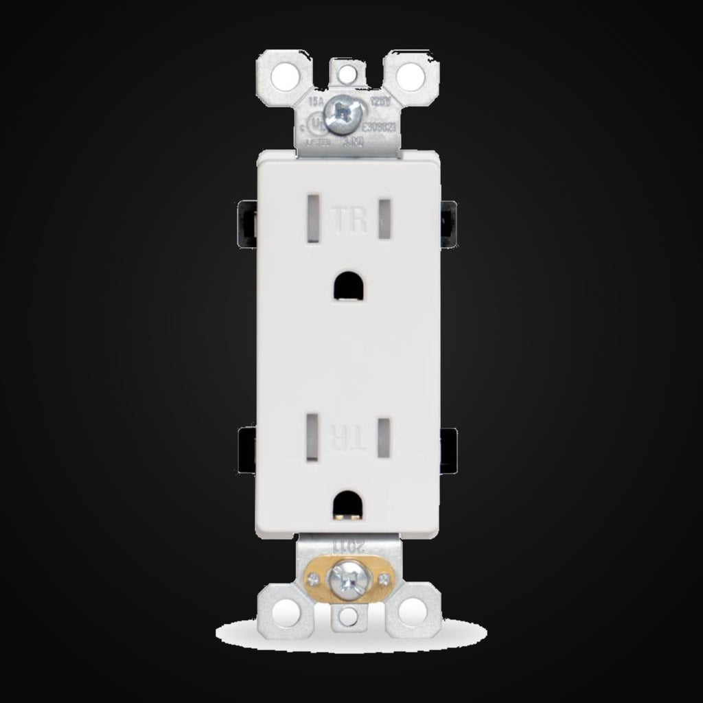 Prise – 15 A – 125 V – blanche – V1