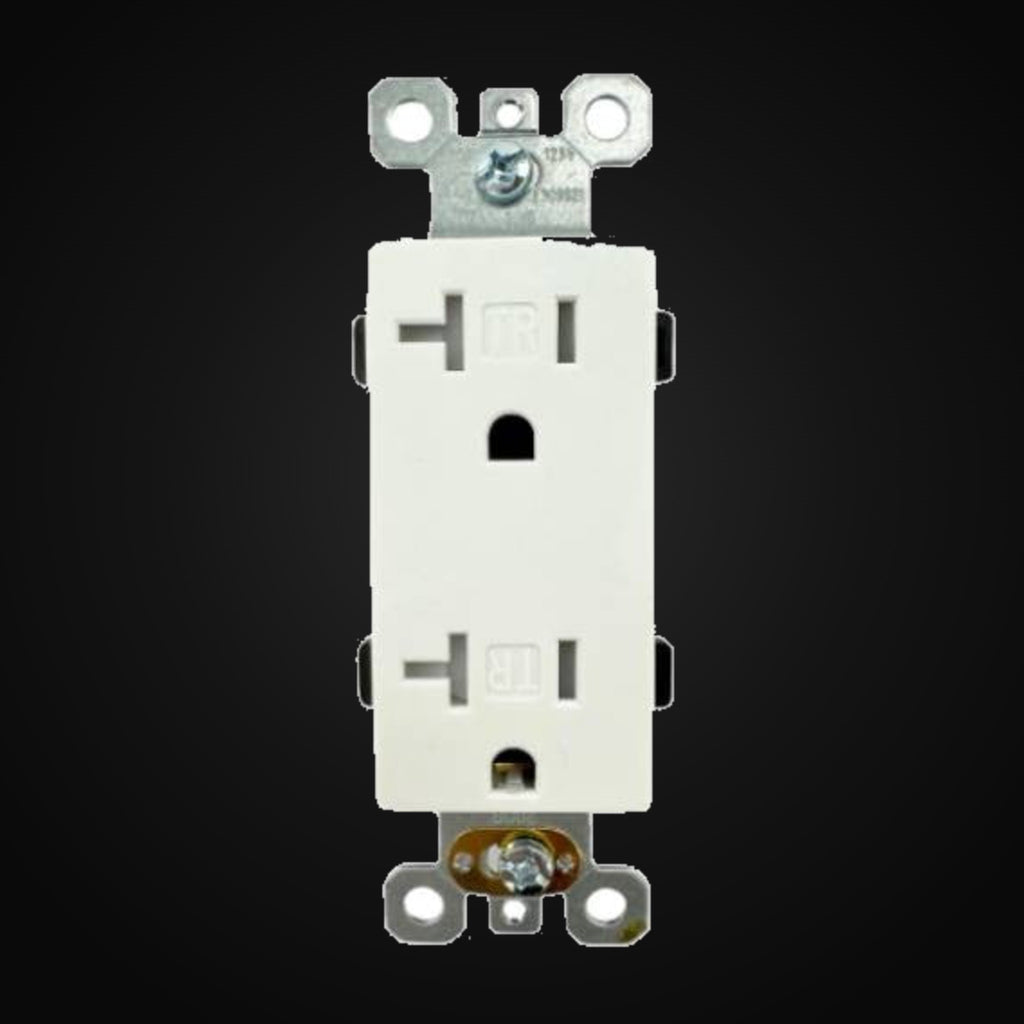 Prise – 20 A – 125 V – blanche – V1