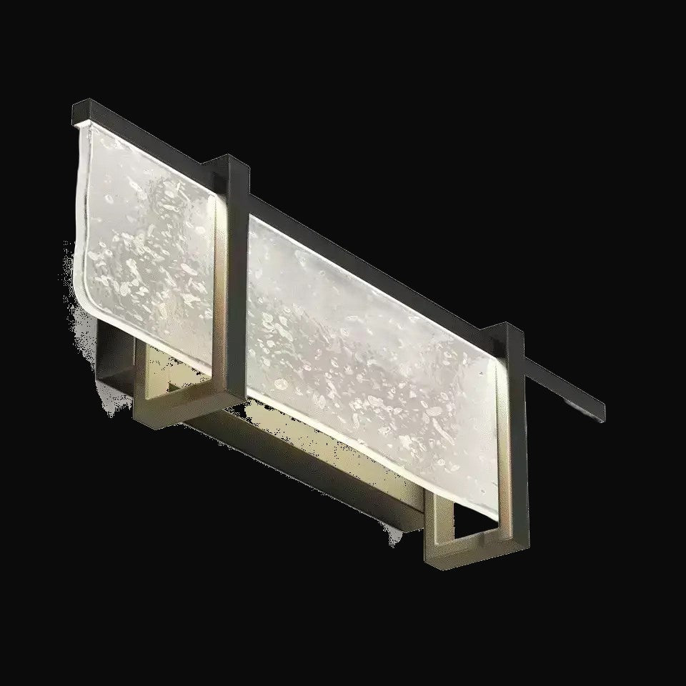 Applique de salle de bain Melted Ice noire – vue 2