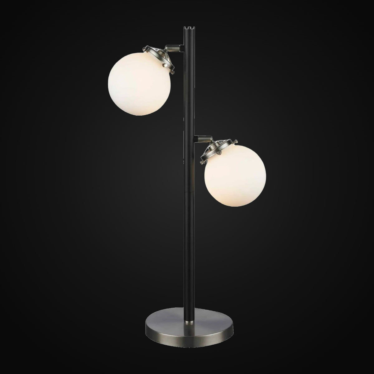 Lampe de table Paris – nickel brossé