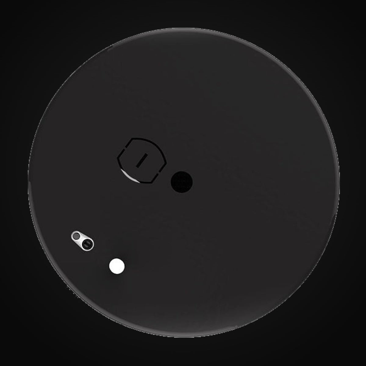 Détecteur enfichable micro-ondes avec canopée et bornier haute tension pour luminaires LL1, noir