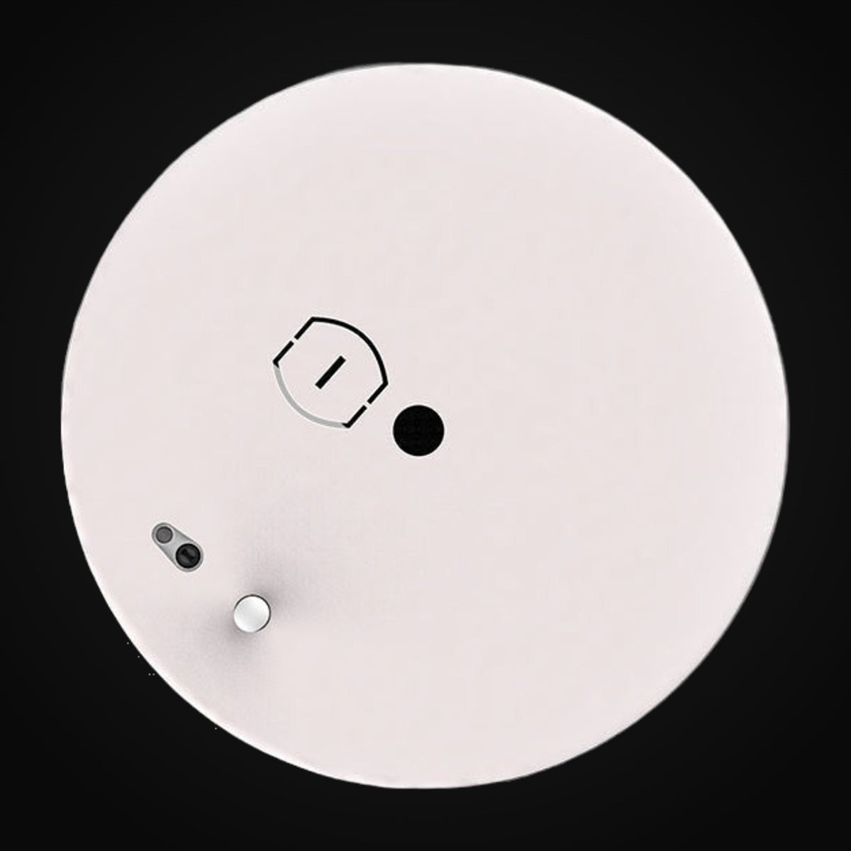 Détecteur enfichable micro-ondes avec canopée et bornier haute tension pour luminaires LL1, blanc
