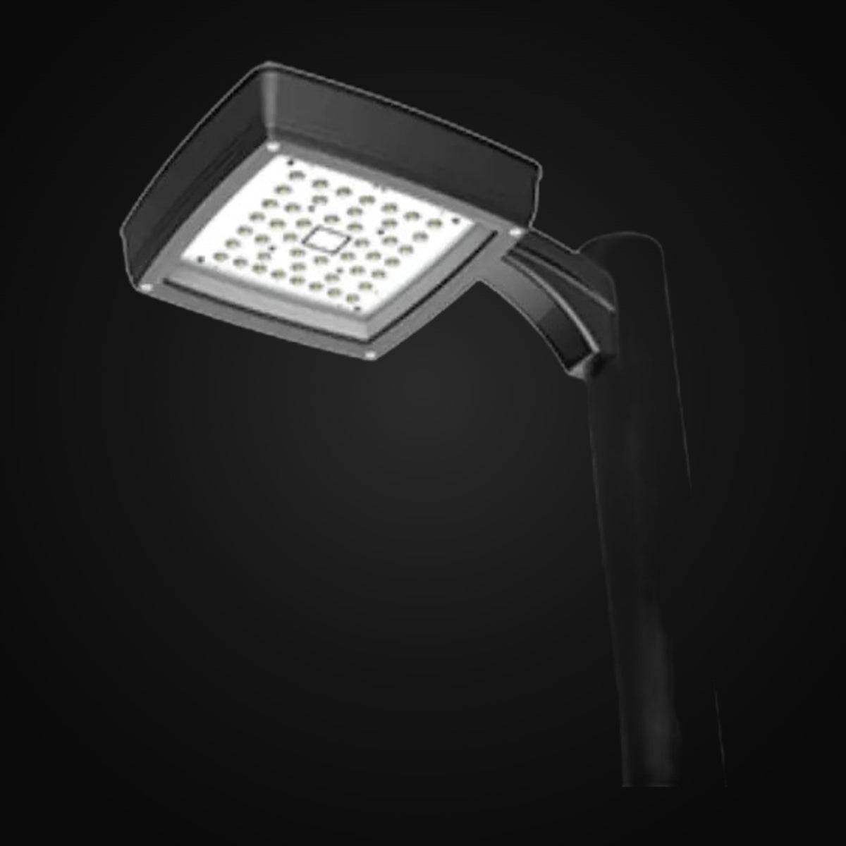 Bras de poteau pour luminaire de marquise polyvalent