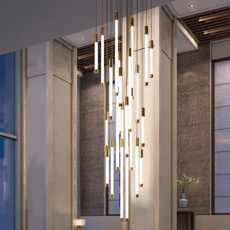 Lustre La Barra pour escalier et hall d'entrée – vue 2