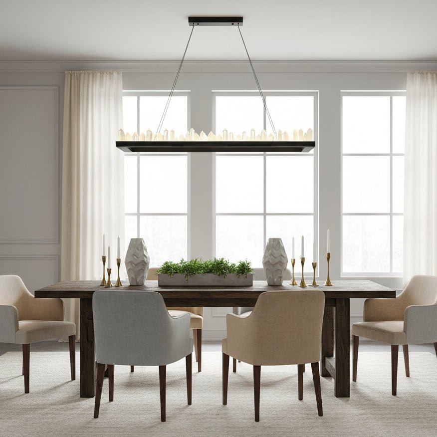 Lustre de salle à manger Villa en cristal – vue 3