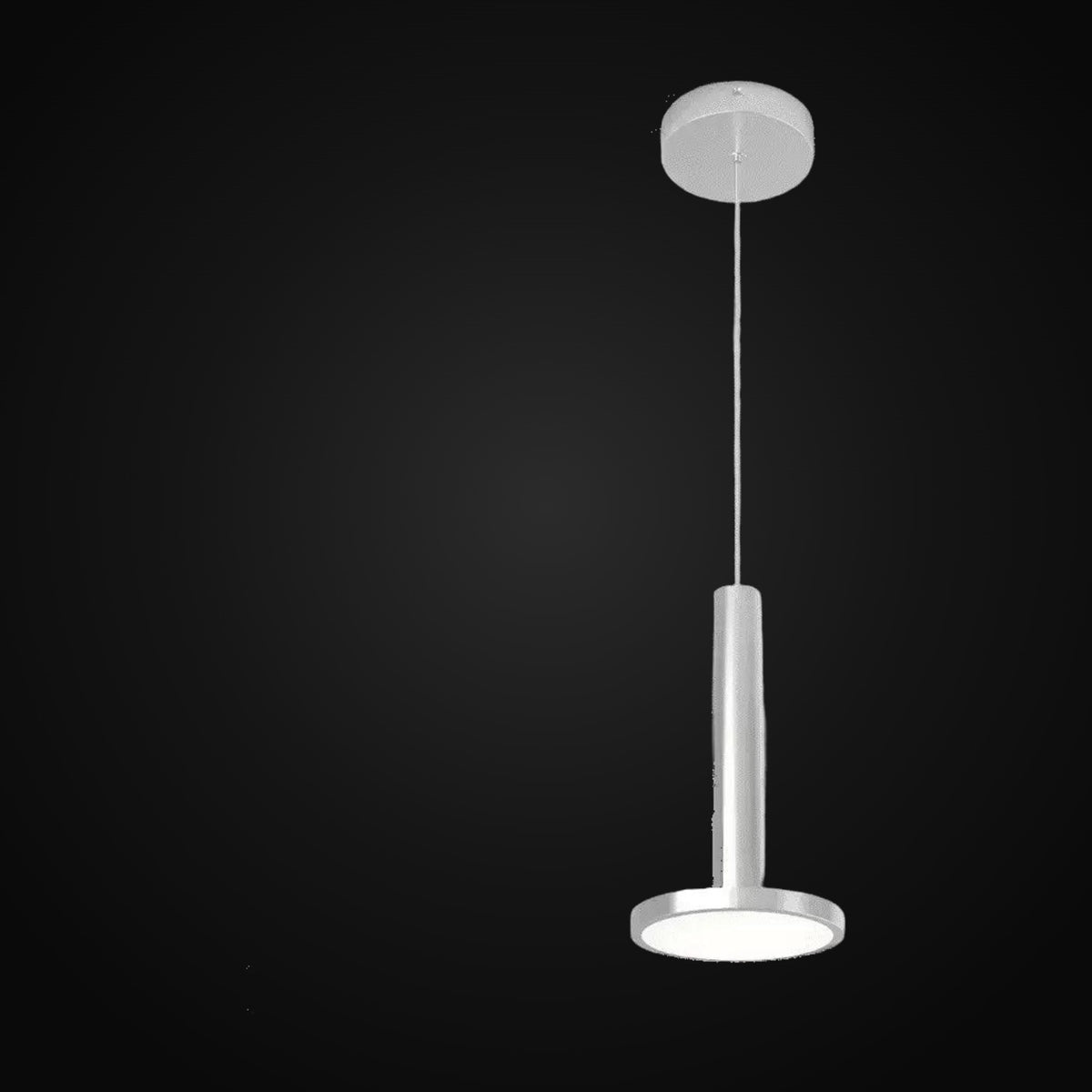 Suspension Romeo 1 lumière 3CCT chrome