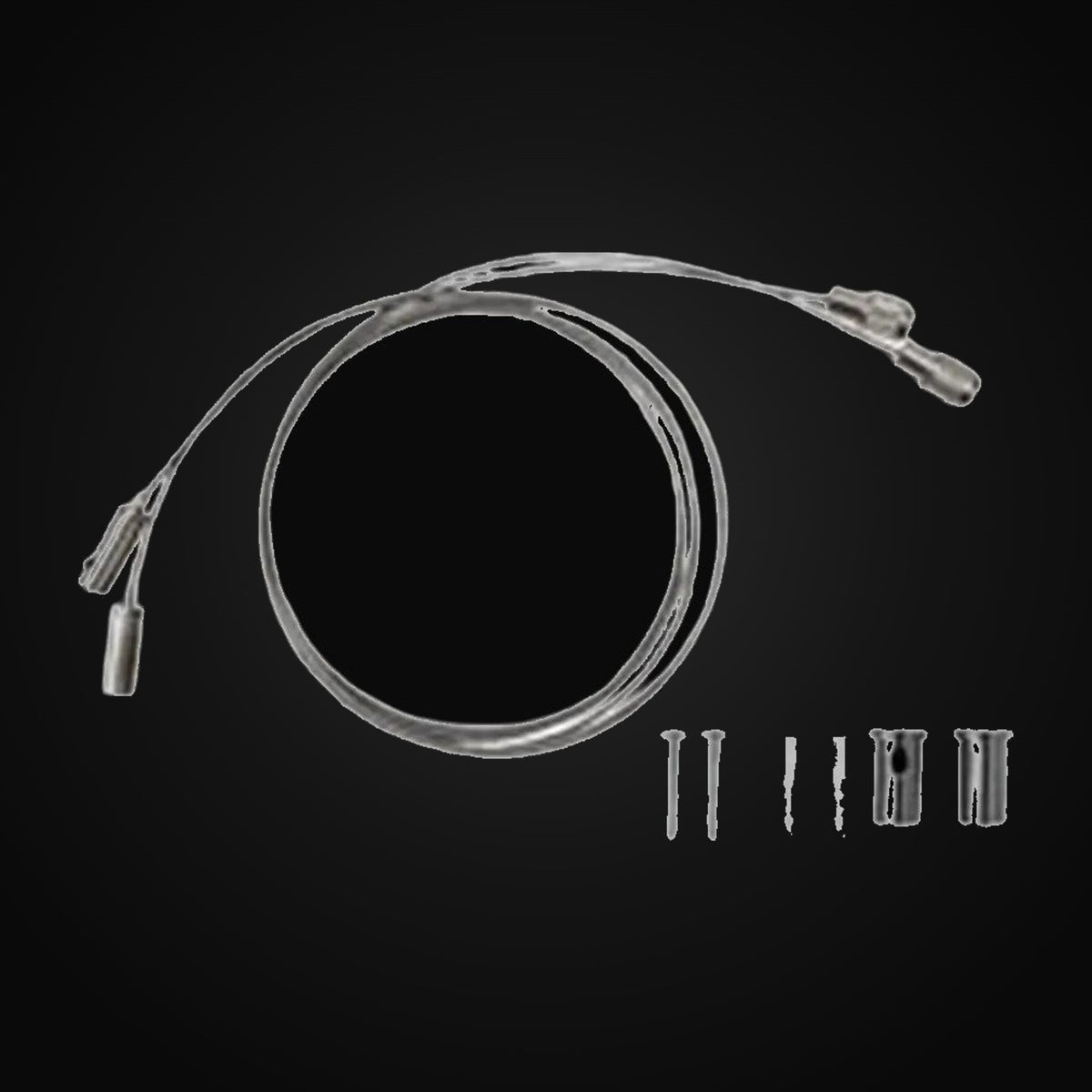 Câble de sécurité pour luminaires linéaires LL1, 5 pi, ensemble de 2