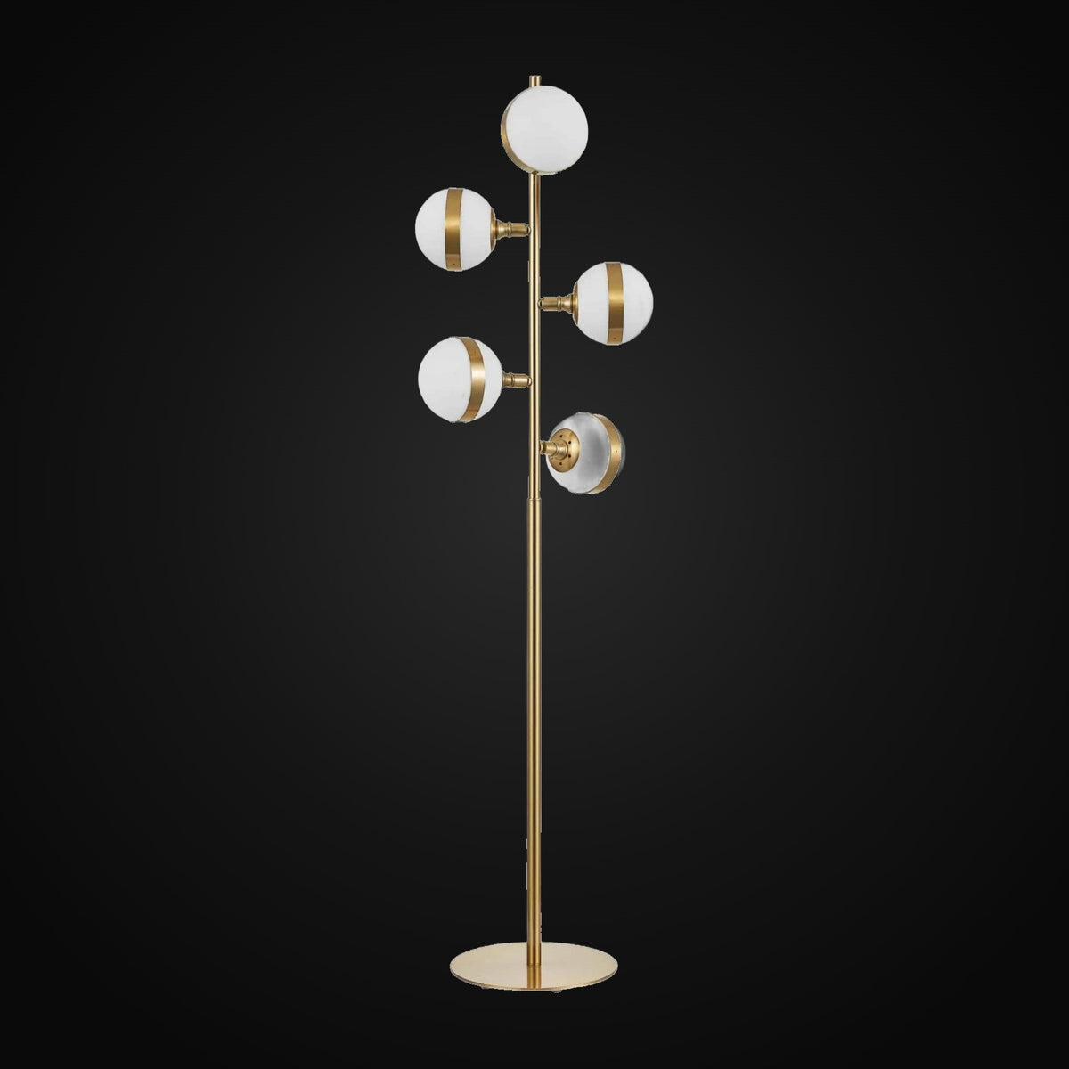 Lampadaire Saturn 5 lumières