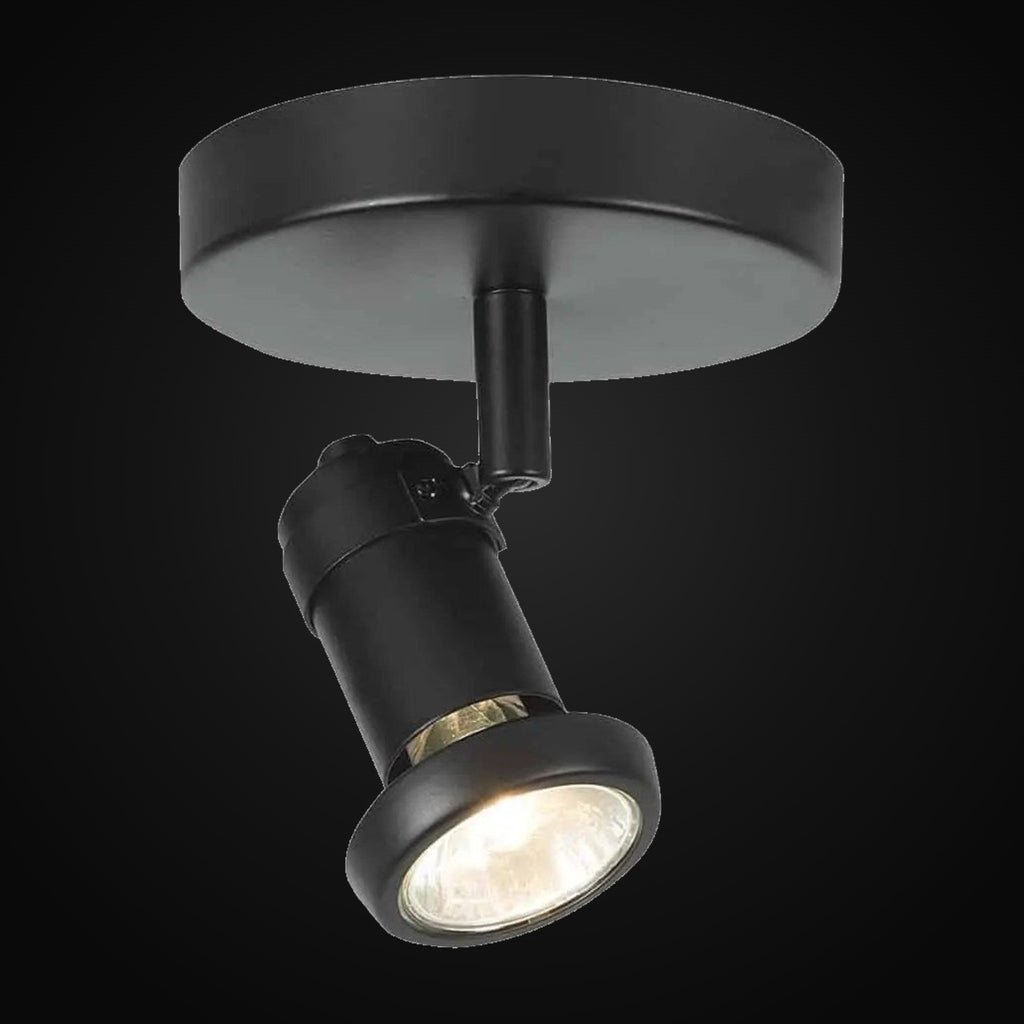 Plafonnier simple noir