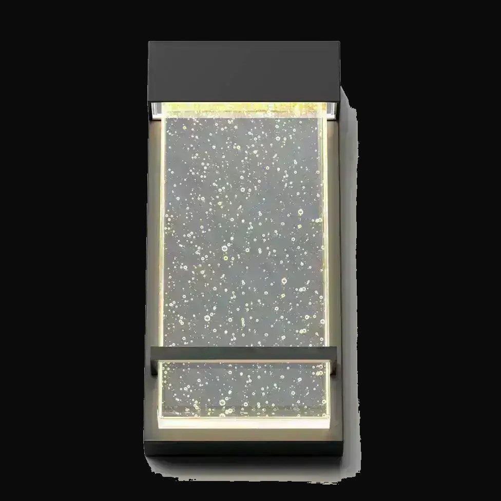 Applique extérieure DEL intégrée Skyler CCT noire – vue 2